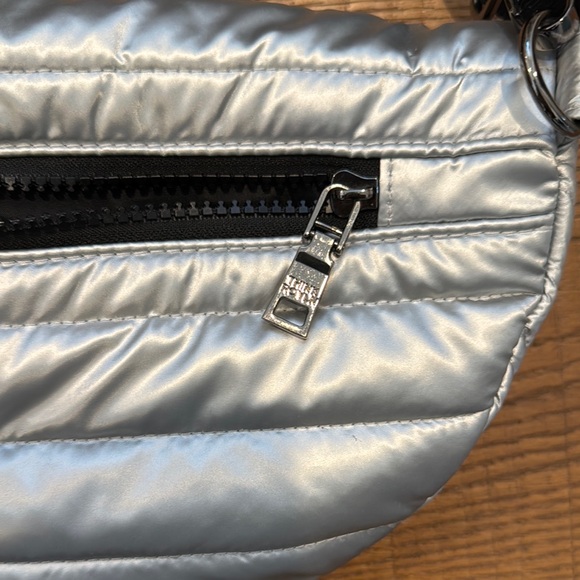 Think Royln Silver Quilted Crossbody Bag - Picture 11 of 13